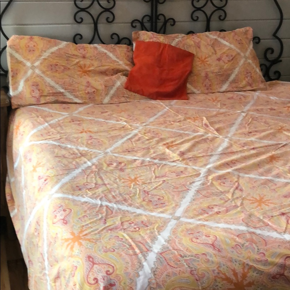 Pottery Barn King Duvet Set